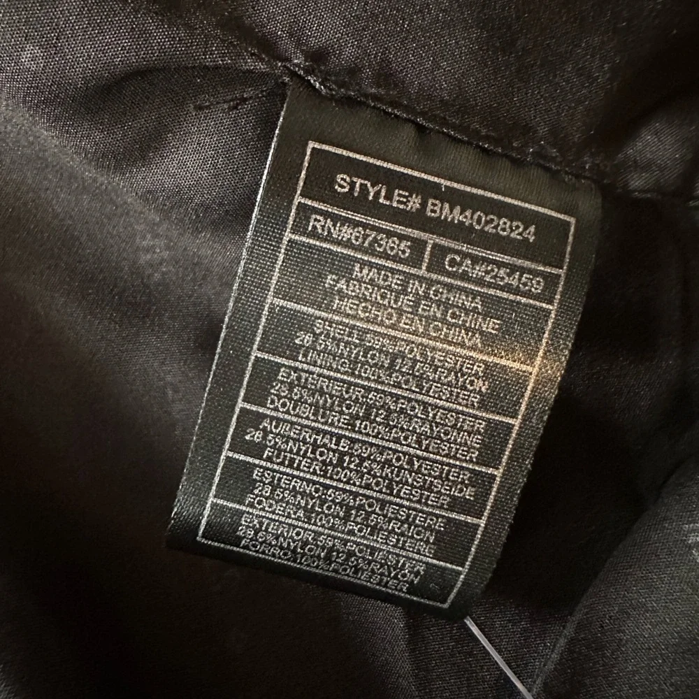 Steve Madden - Elegant Black Velvet Jacket - Picture 9 of 14